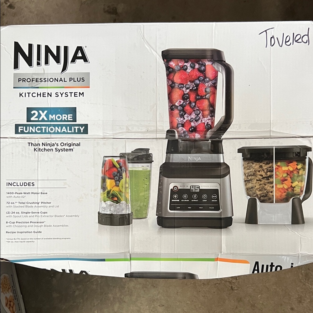 Ninja Professional Plus Kitchen System with Black and Silver Accents